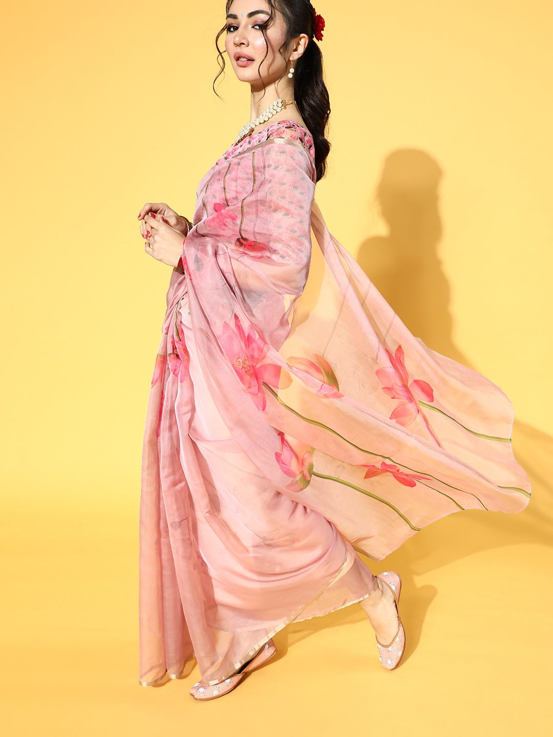 Saree Mall Floral Saree