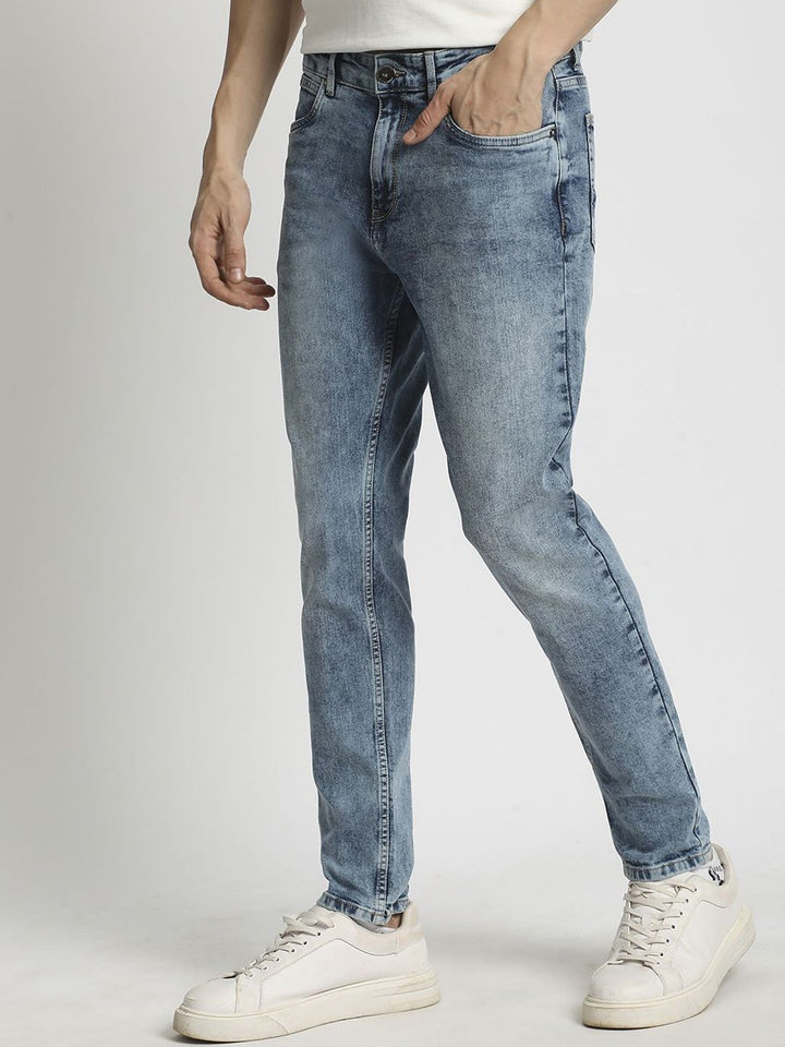 The Bear House Men Mid Rise Slim Fit Jeans