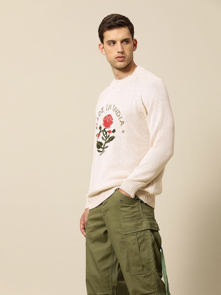 Mr Bowerbird Premium Made in India Pure Cotton Tailored Fit Sweater