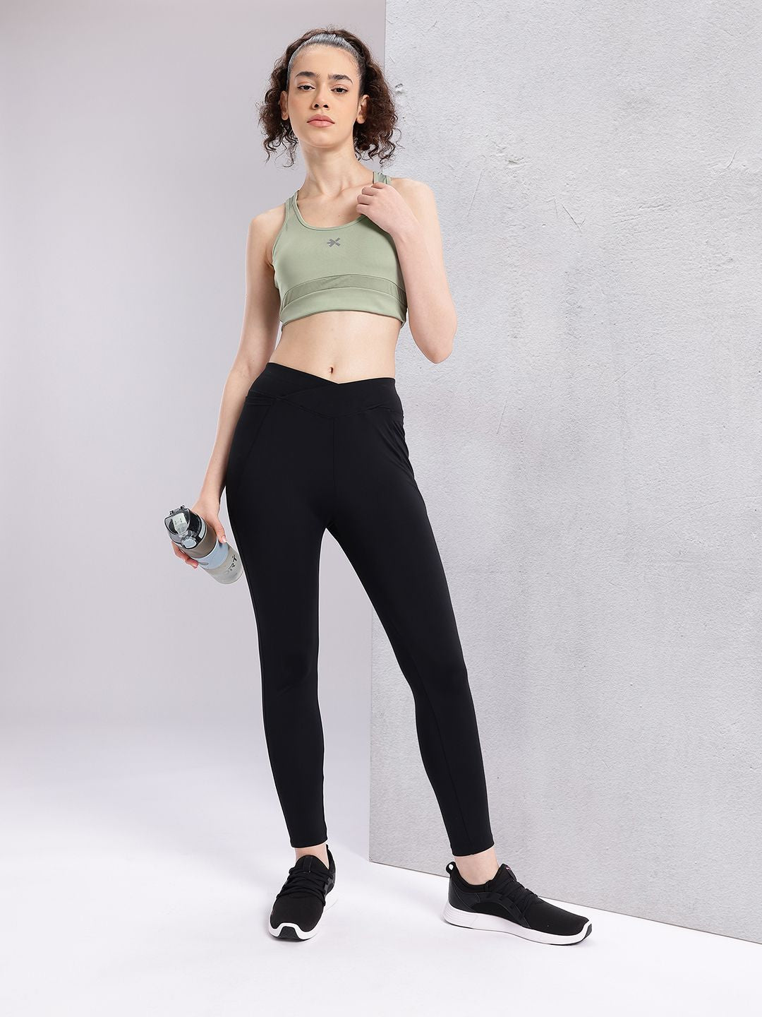 HRX by Hrithik Roshan Full Coverage Lightly Padded Rapid-Dry Running Bra KR4103_03_B