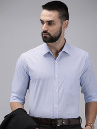 Park Avenue Pure Cotton Slim Fit Micro Checks Opaque Formal Shirt