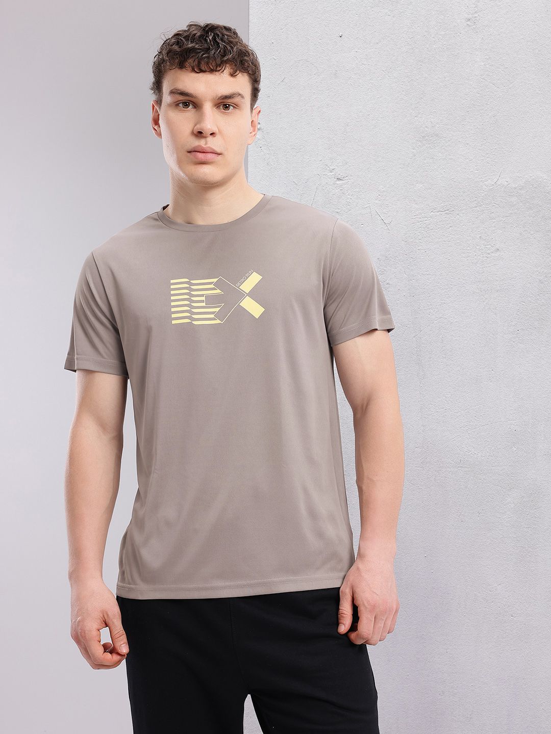 HRX by Hrithik Roshan Men Brand Logo Printed Rapid-Dry Running T-shirt