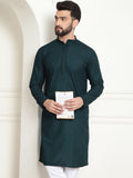 SOJANYA Geometric Embroidered Pure Cotton Straight Kurta