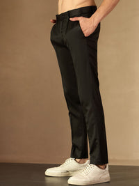 DENNISON Men Smart Tapered Fit Easy Wash Trousers