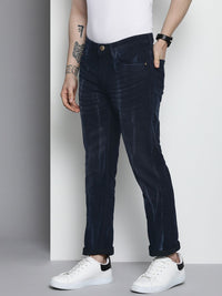 The Indian Garage Co Men Slim Straight Fit Light Fade Stretchable Jeans