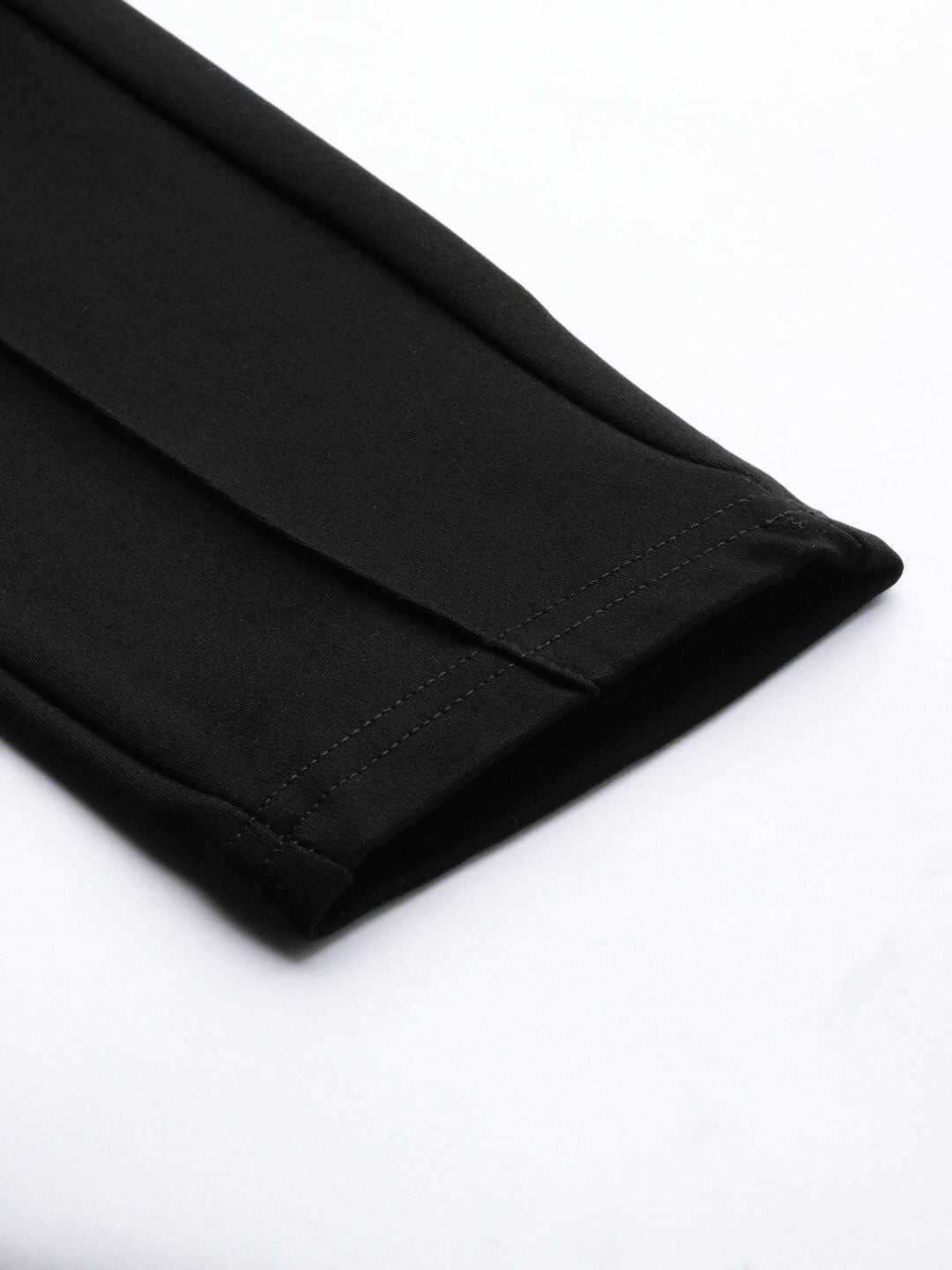 ether Women Black Solid Skinny Fit Treggings