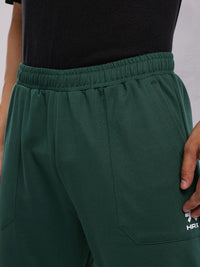 HRX by Hrithik Roshan Men Panelled Mid-Rise Regular Fit Lifestyle Joggers