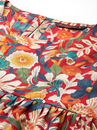 DressBerry Floral Printed A-Line Top