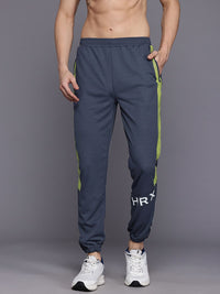 HRX by Hrithik Roshan Men Side Stripes Rapid-Dry Training Joggers