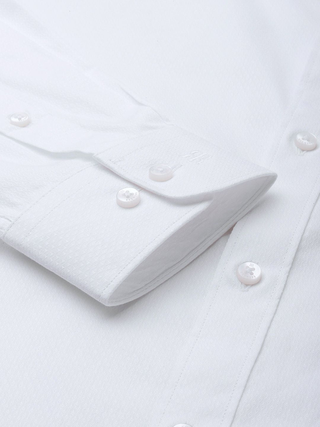 Raymond Pure Cotton Textured Slim Fit Formal Shirt