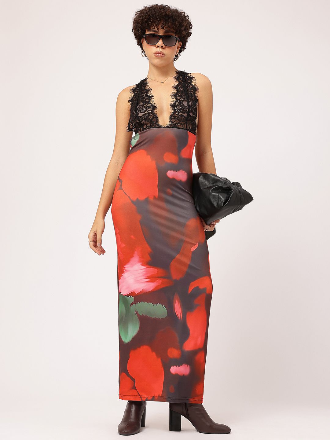 DressBerry Lace Love Dyed Maxi Bodycon Dress