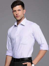 Raymond Self Design Slim Fit Pure Cotton Formal Shirt