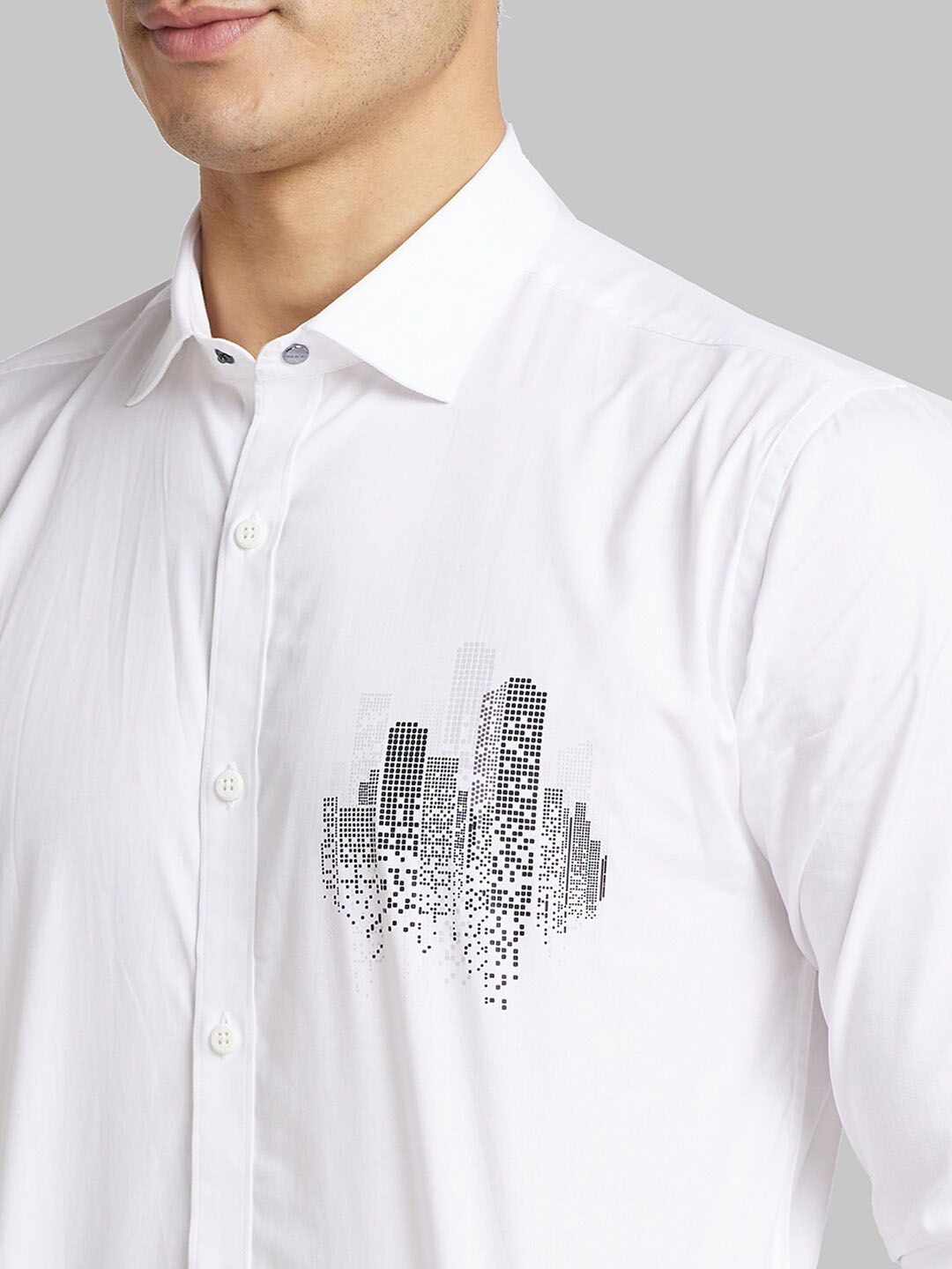 Park Avenue Slim Fit Long Sleeves Cotton Opaque Casual Shirt