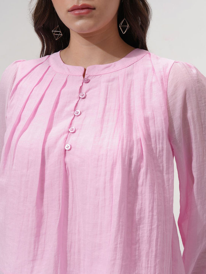 Chic oleh Tokyo Talkies Women Puff Sleves Liputed atas