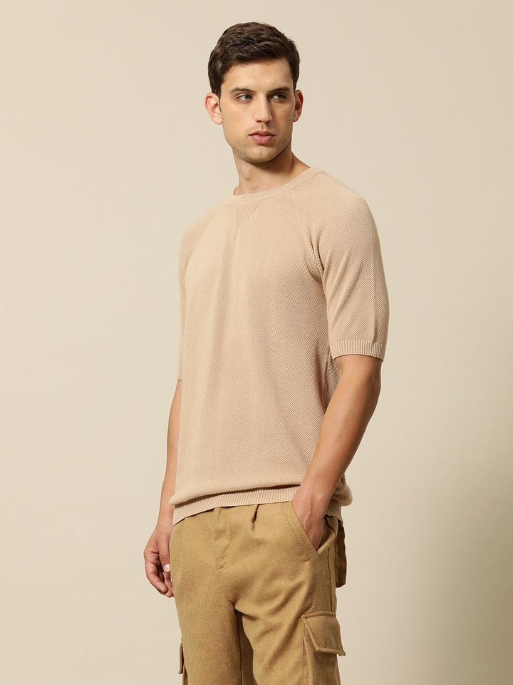Mr Bowerbird Self-Design Tailored Fit Cotton Pullover