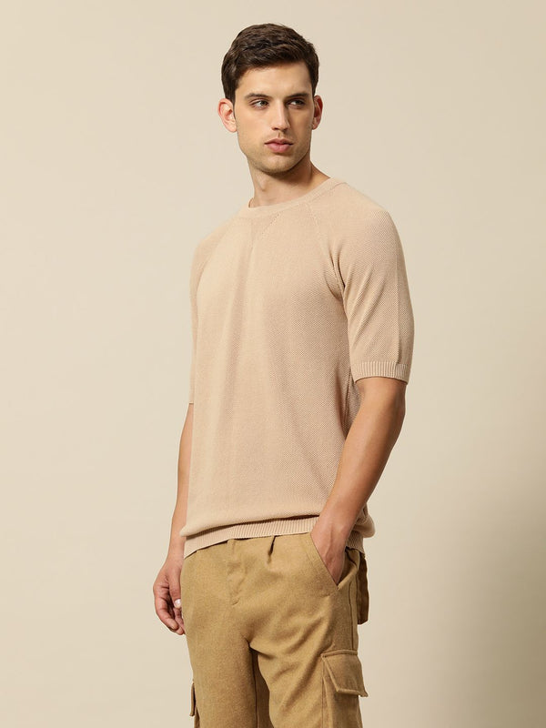 Mr Bowerbird Self-Design Tailored Fit Cotton Pullover