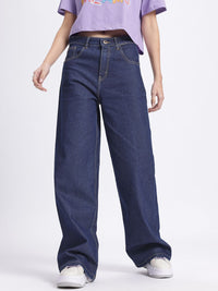 DressBerry Women Baggy Chic Straight Fit Jeans