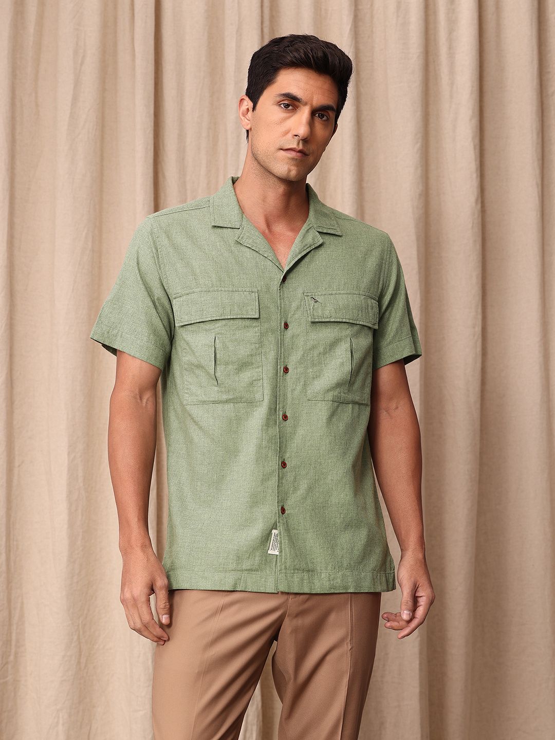 Mr Bowerbird Pure Cotton Liberal Fit Casual Shirt