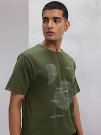 HRX by Hrithik Roshan Printed Pure Cotton Yoga T-shirt