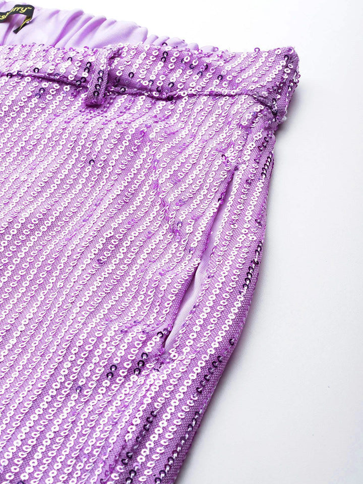 DressBerry Women Sequinned Trousers