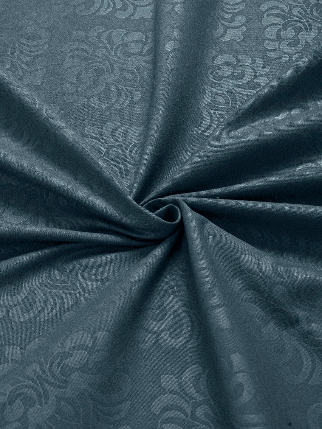 KLOTTHE Blue Floral Printed Flat 300 TC Single Halus Cadar Dengan Sarung Bantal