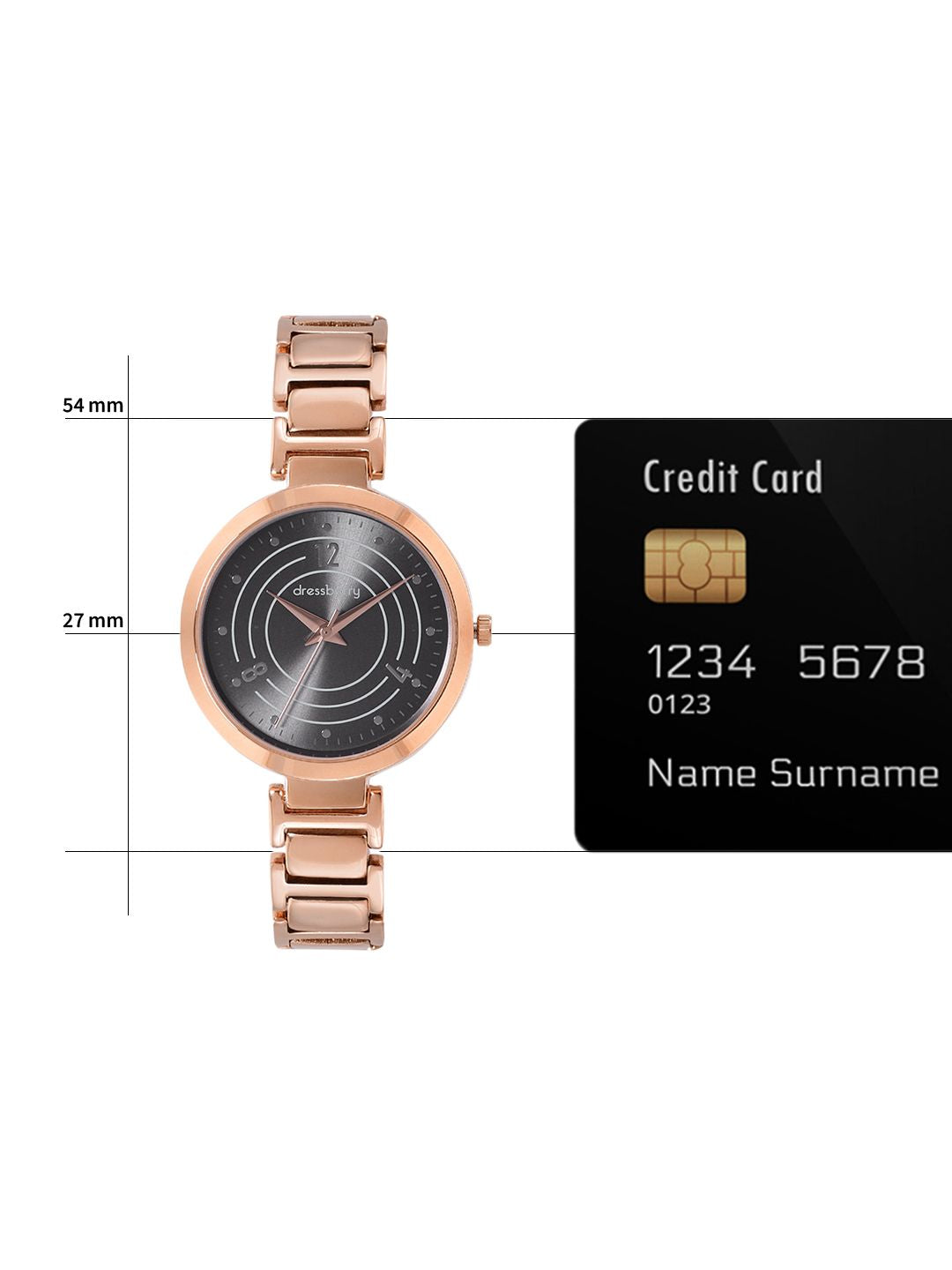 DressBerry Women Bracelet Style Straps Analogue Watch DB-23-03