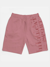 HELLCAT Boys Pack Of 3 Typography Printed Mid-Rise Cotton Shorts