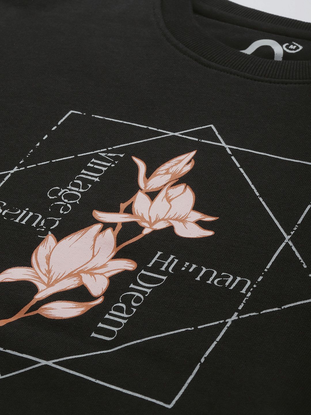 Being Human Pure Cotton Printed Sweatshirt