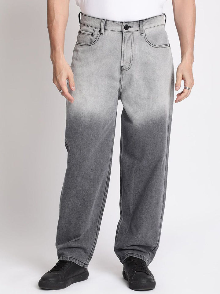 Bene Kleed Men Baggy Fit Heavy Fade Ombre Jean