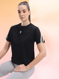 HRX by Hrithik Roshan Women Solid Lifestyle T-shirt