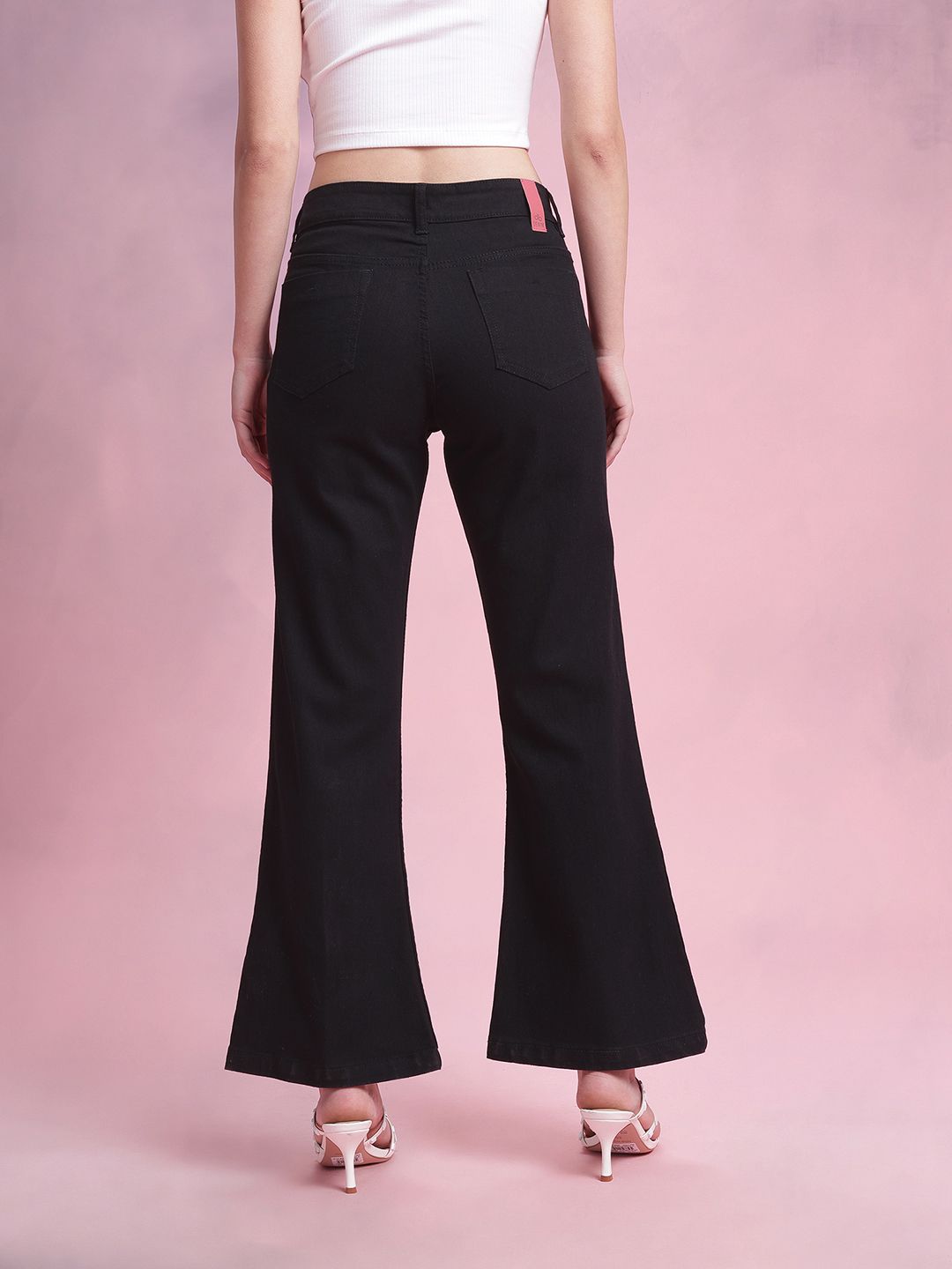 DressBerry Women Mid-Rise Flared Fit Jeans