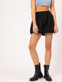 DressBerry Smocked Balloon Mini Skirt
