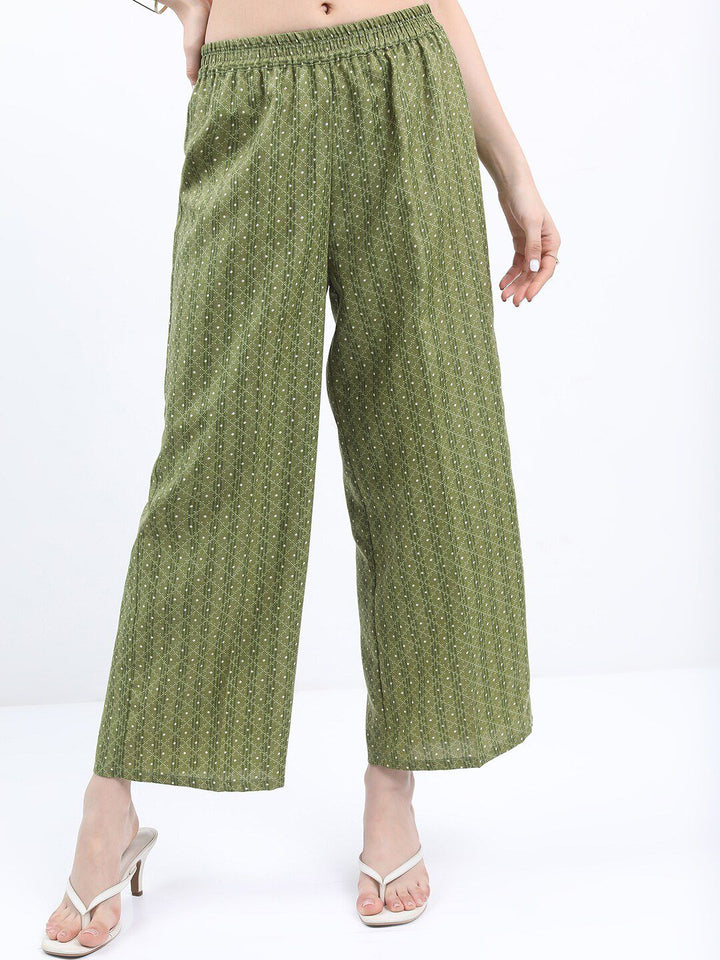 Vishudh Ethnic Motifs Printed Sleeveless Regular Kurta With Palazzos