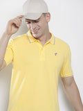 The Indian Garage Co Men Solid Polo Collar T-shirt