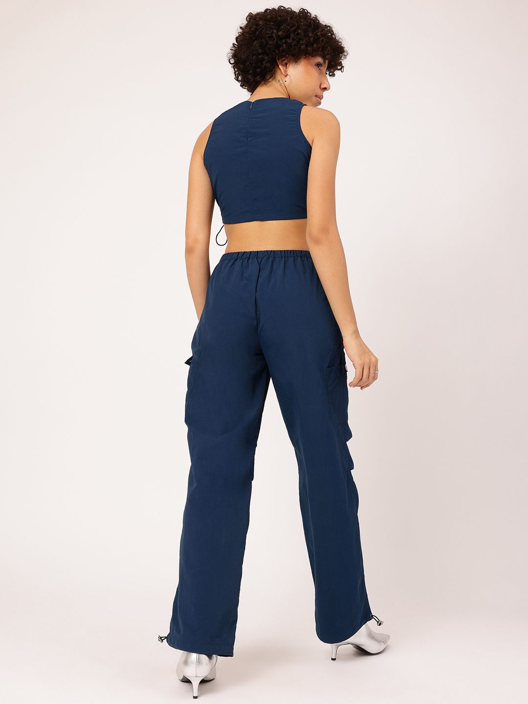 DressBerry Chic & Stylish Athleisure Sleeveless Crop Co-Ord
