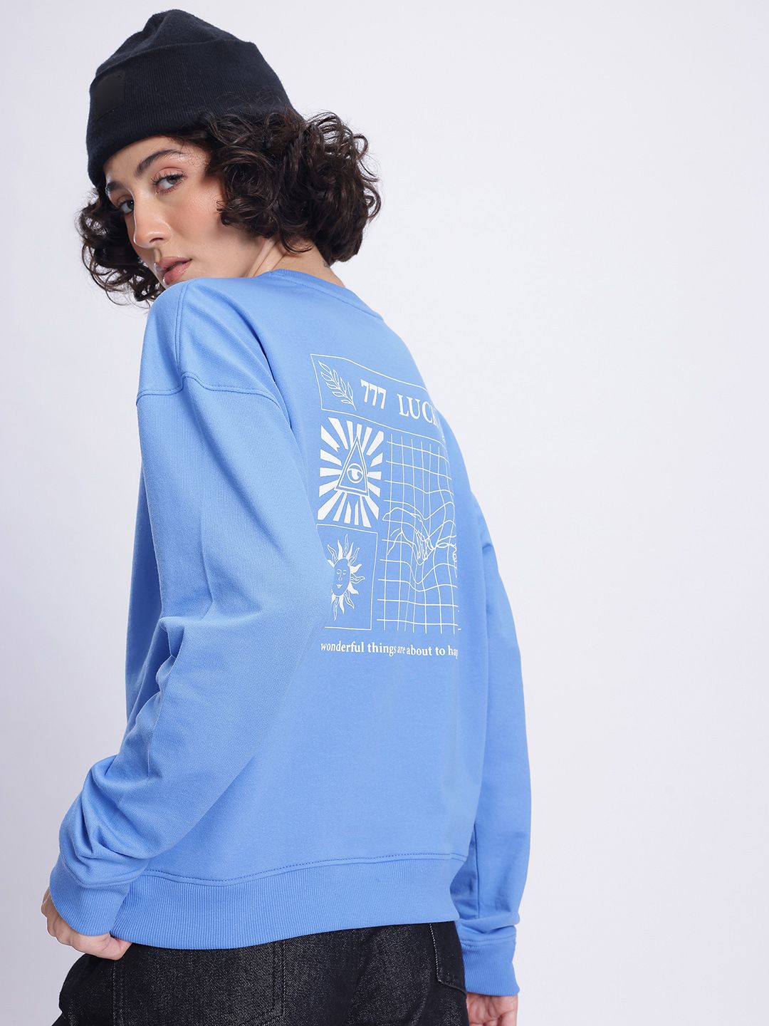 DressBerry Graphic Printed Sweatshirt