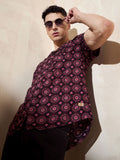 DENNISON Ethnic Motifs Oversized Casual Shirt
