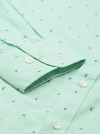 Park Avenue Slim Fit Printed Pure Cotton Formal Shirt