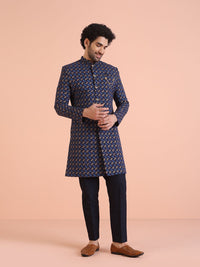 Set KiM Reka Bentuk Kuasa Diri Indowestern Sherwani Set