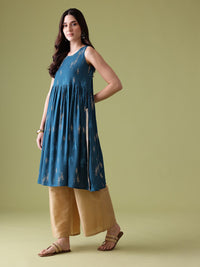 Anouk Geometric Printed Sequinned Kurta