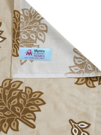 Myntra Elegant Homes Yellow Conversational 400 TC King Cotton Bedsheet & 2 Pillow Covers