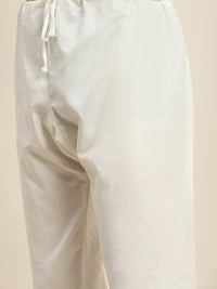SOJANYA Ethnic Motifs Woven Design Mandarin Collar Kurta With Pyjamas & Nehru Jacket