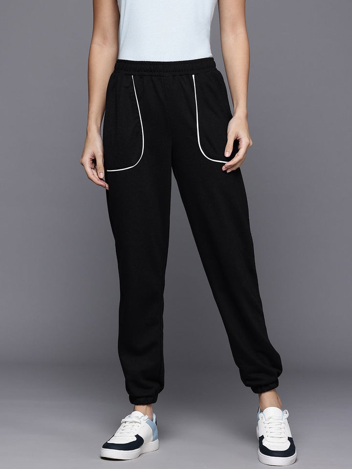 HRX by Hrithik Roshan Women Joggers with Contrast Piping