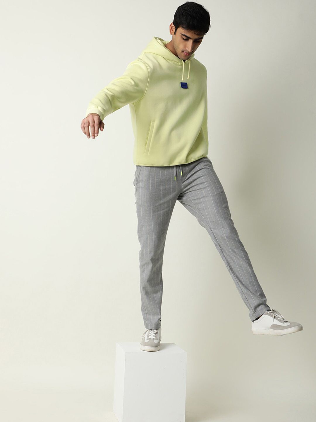 RARE RABBIT Men Slim Fit Trousers