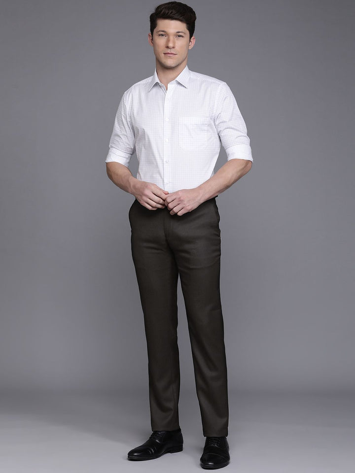 Raymond Men Slim Fit Formal Trousers