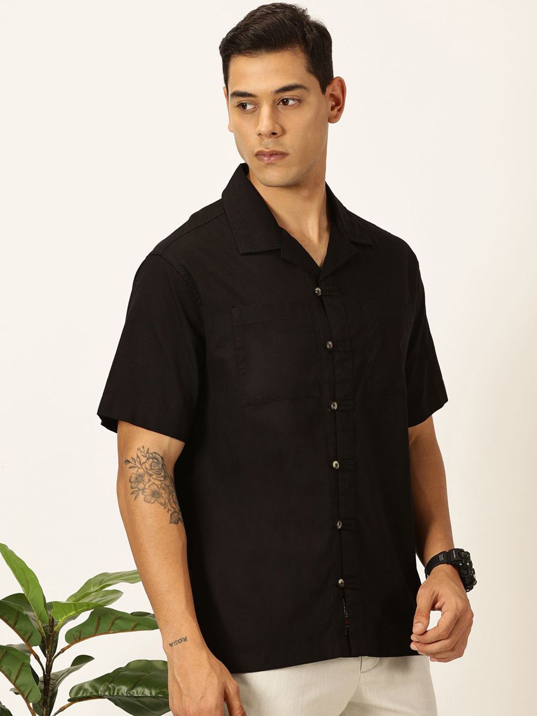 Thomas Scott Men Premium Opaque Casual Shirt