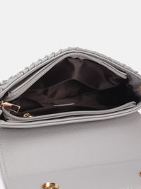 DressBerry Structured Pleated Sling Bag