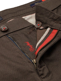Raymond Men Slim Fit Textured Trousers