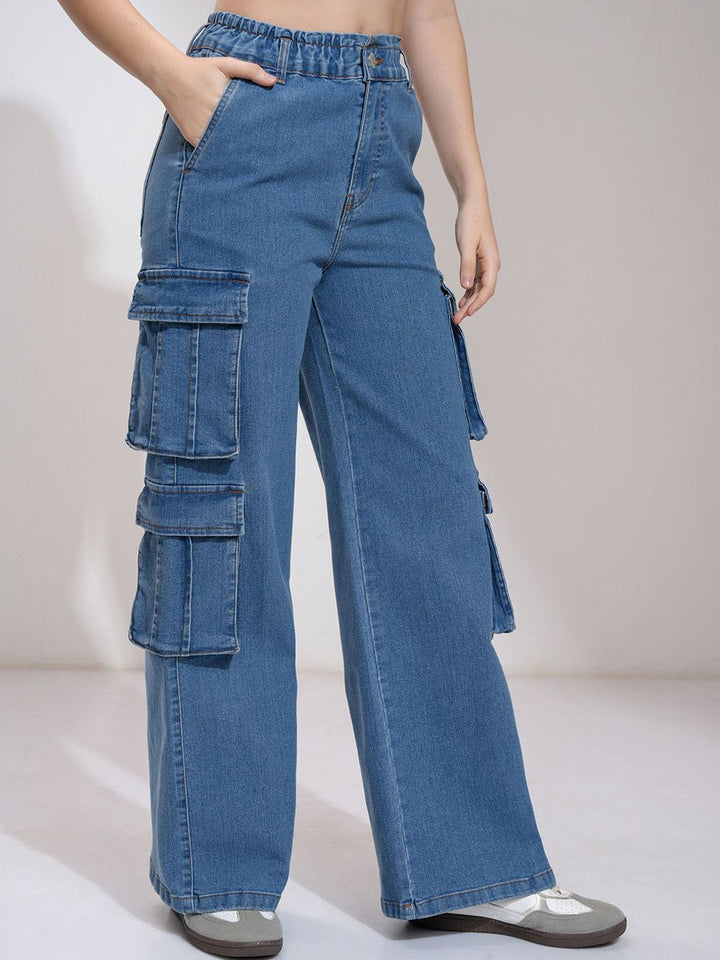Street By Tokyo Talkies Women Straight Fit Stretchable Jeans