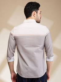 Being Human Men Slim Fit Horizontal Stripes Opaque Striped Casual Shirt